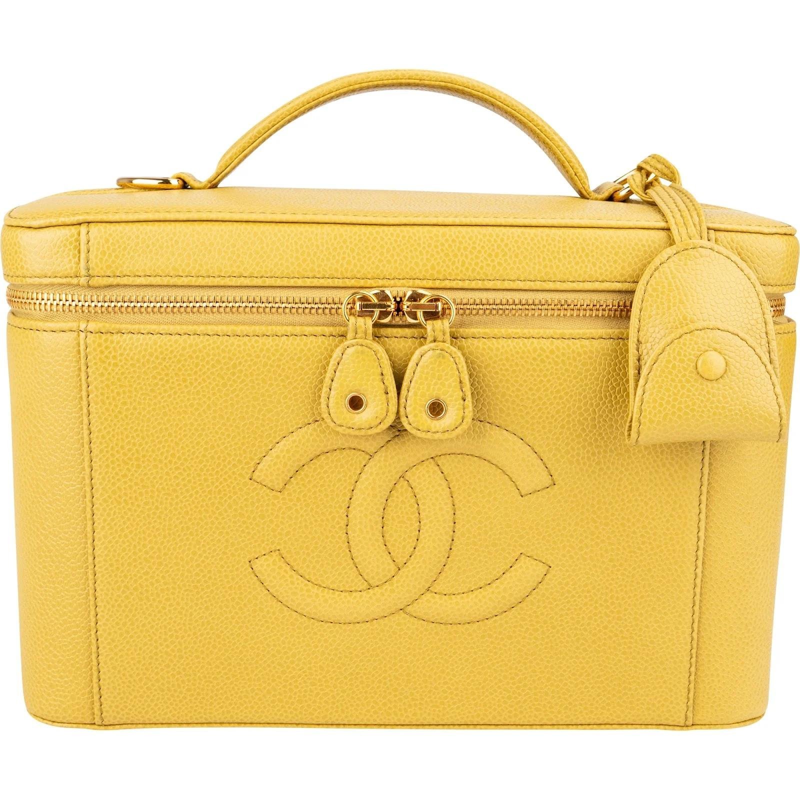 Trendy CC Vanity leather handbag