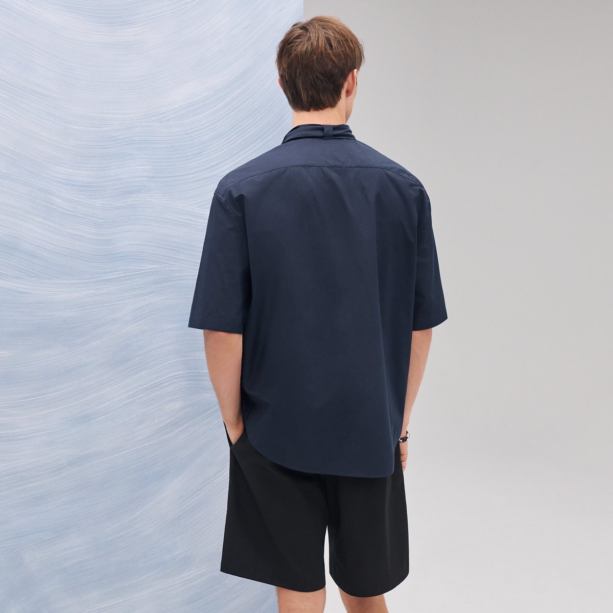 Océan Boxy Fit Shirt With Marius Collar