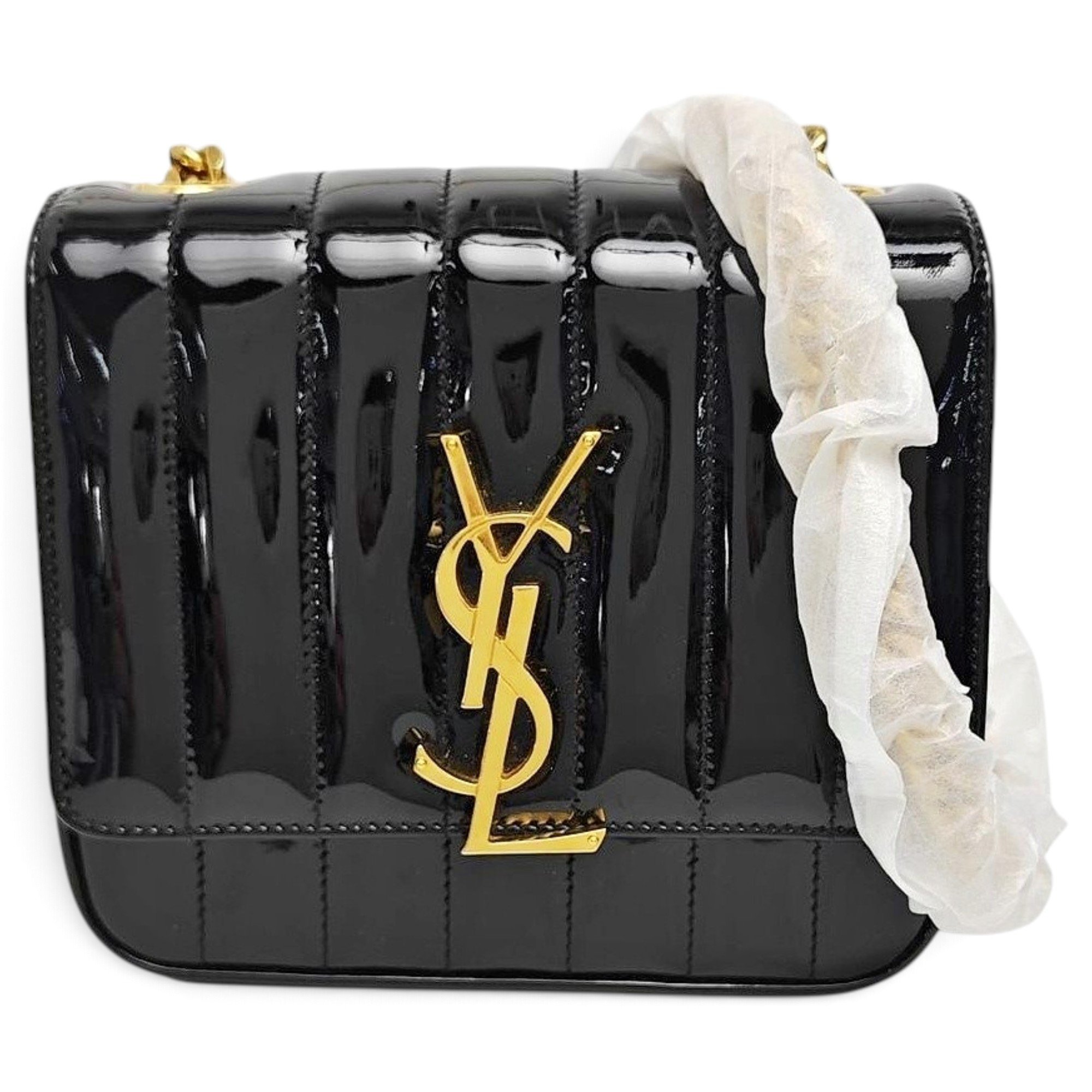 Vicky patent leather handbag