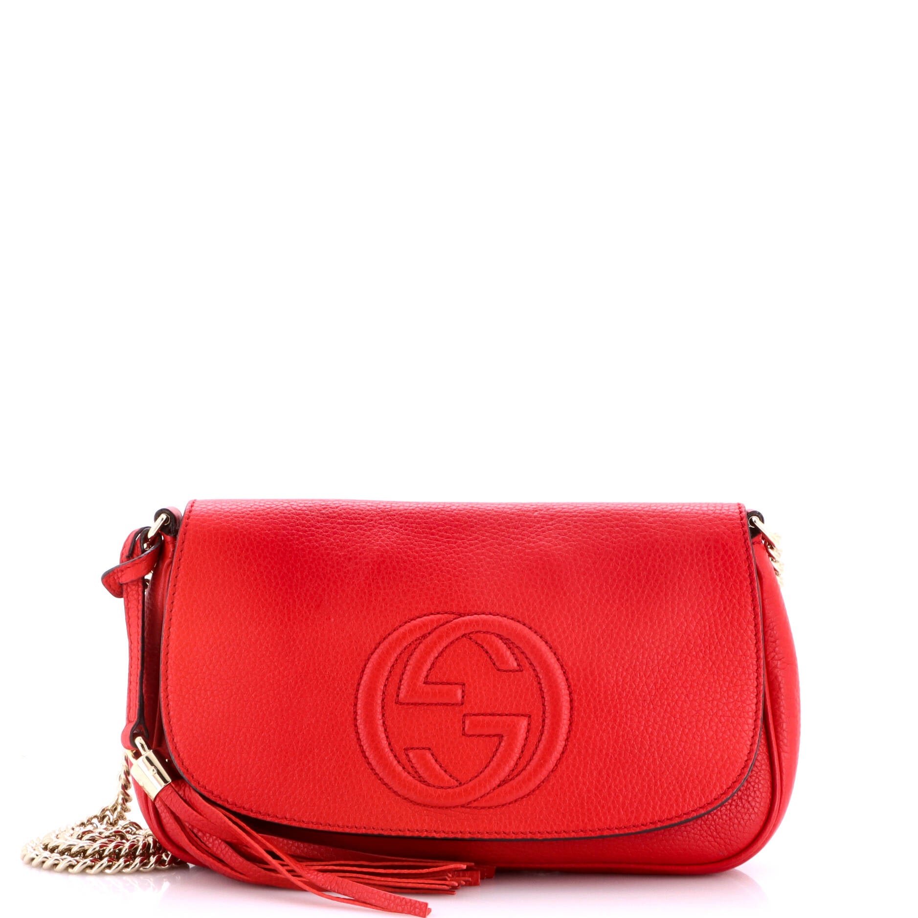 Soho Chain Crossbody Bag Leather Medium