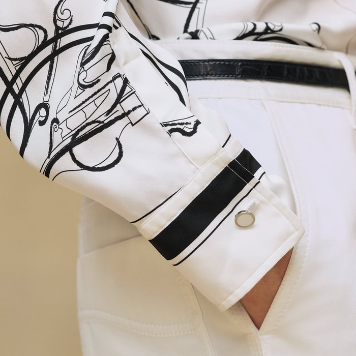 Blanc Nacre "Ex-libris a Main Levee" Classic Shirt