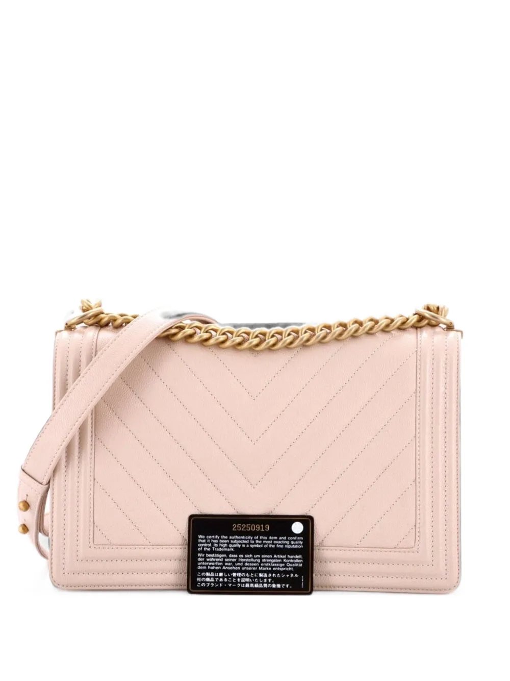 Boy Flap Bag Chevron Caviar New Medium crossbody bag