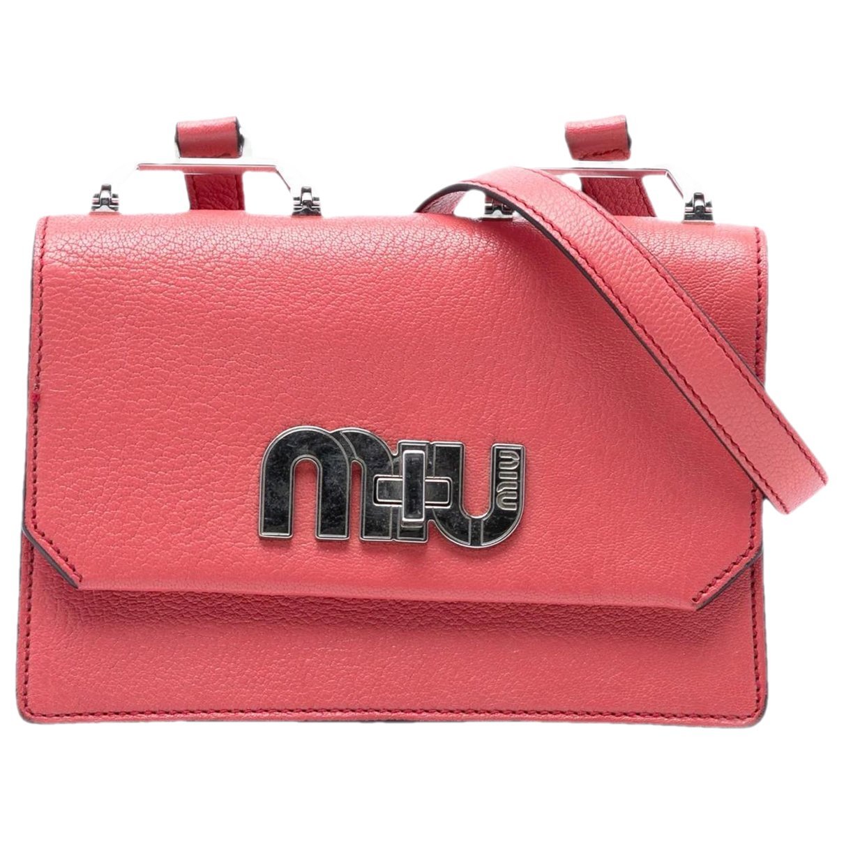 Madras leather crossbody bag