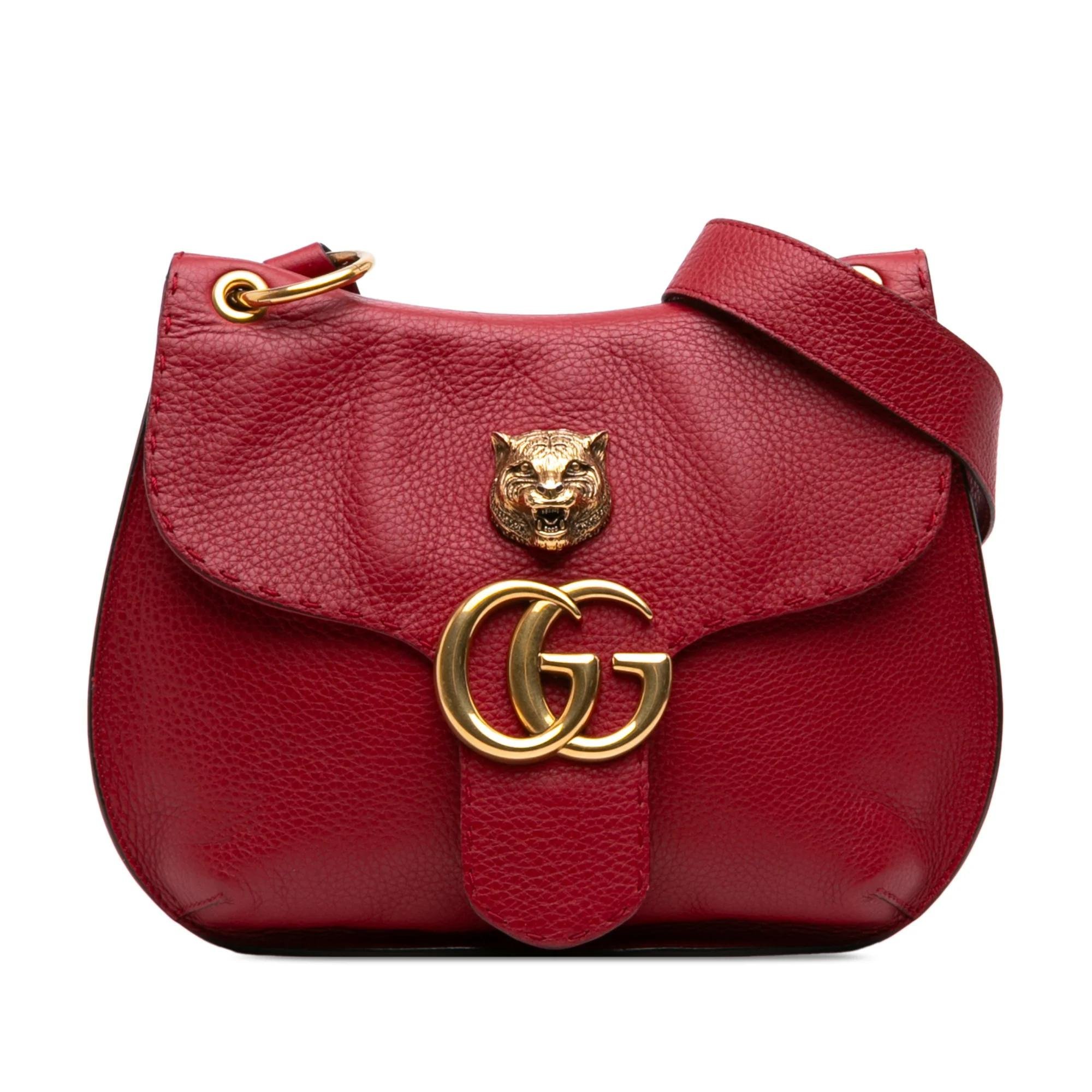 GG Marmont pony-style calfskin handbag