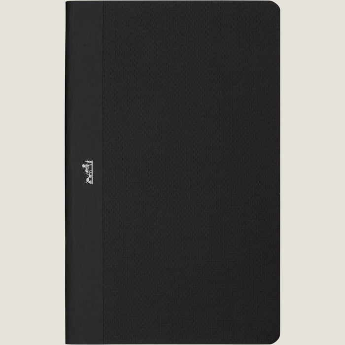 Noir Grain d'H PM Lined Notebook