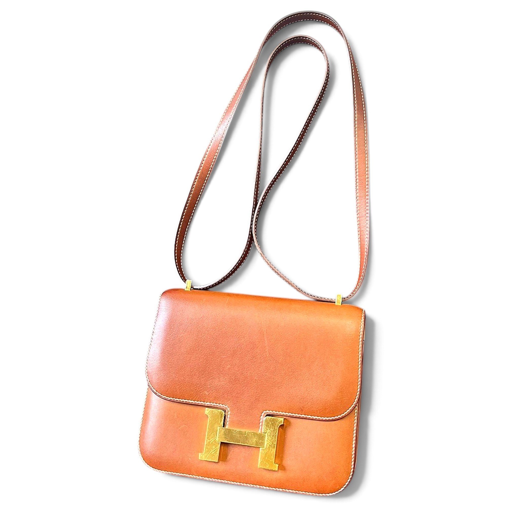 Hermes Constance 18 Handbag Fauve Barenia Leather 2019