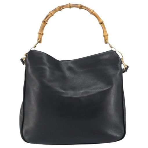 Bamboo leather handbag