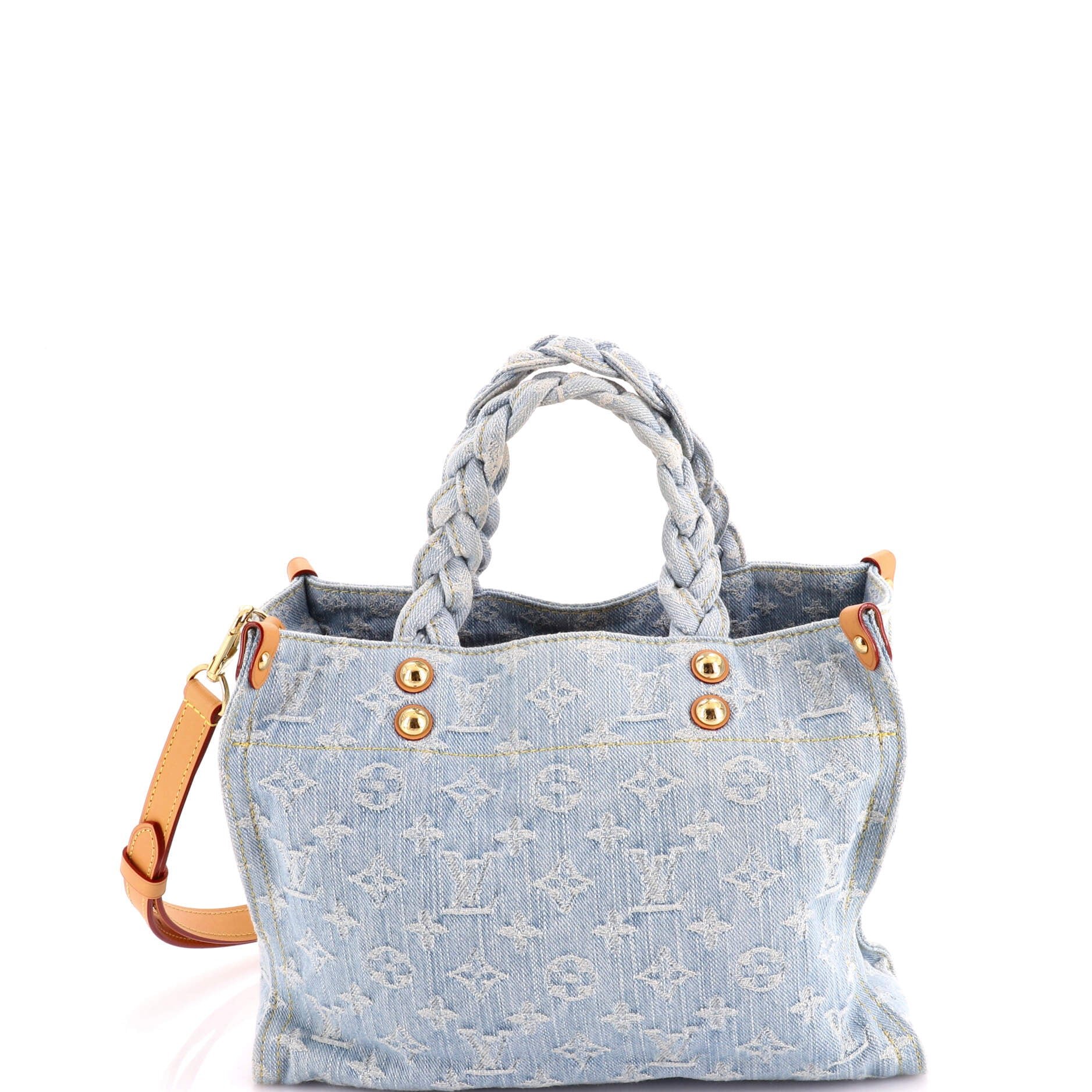 Let Go Tote Monogram Denim PM