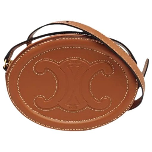 Triomphe leather crossbody bag