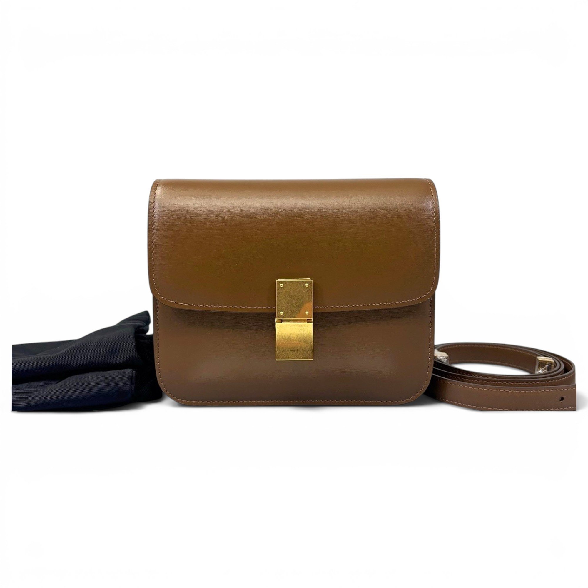 Classic leather handbag