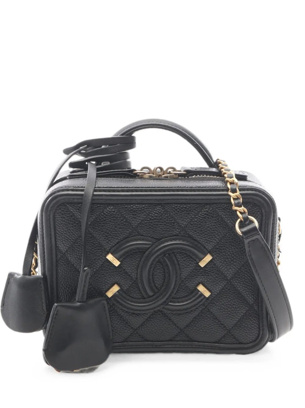 2018-2019 small CC Filigree Vanity two-way handbag