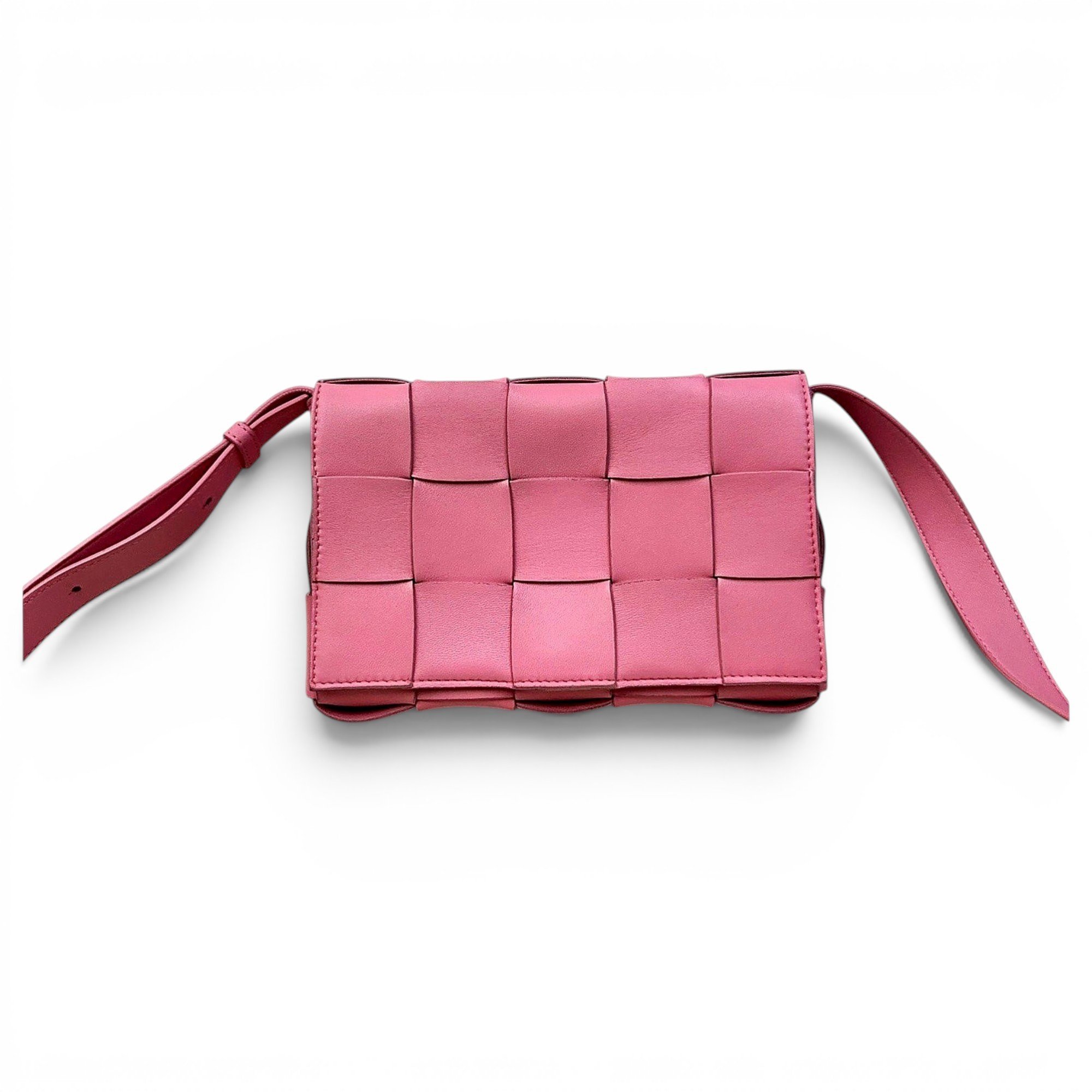 Cassette leather handbag
