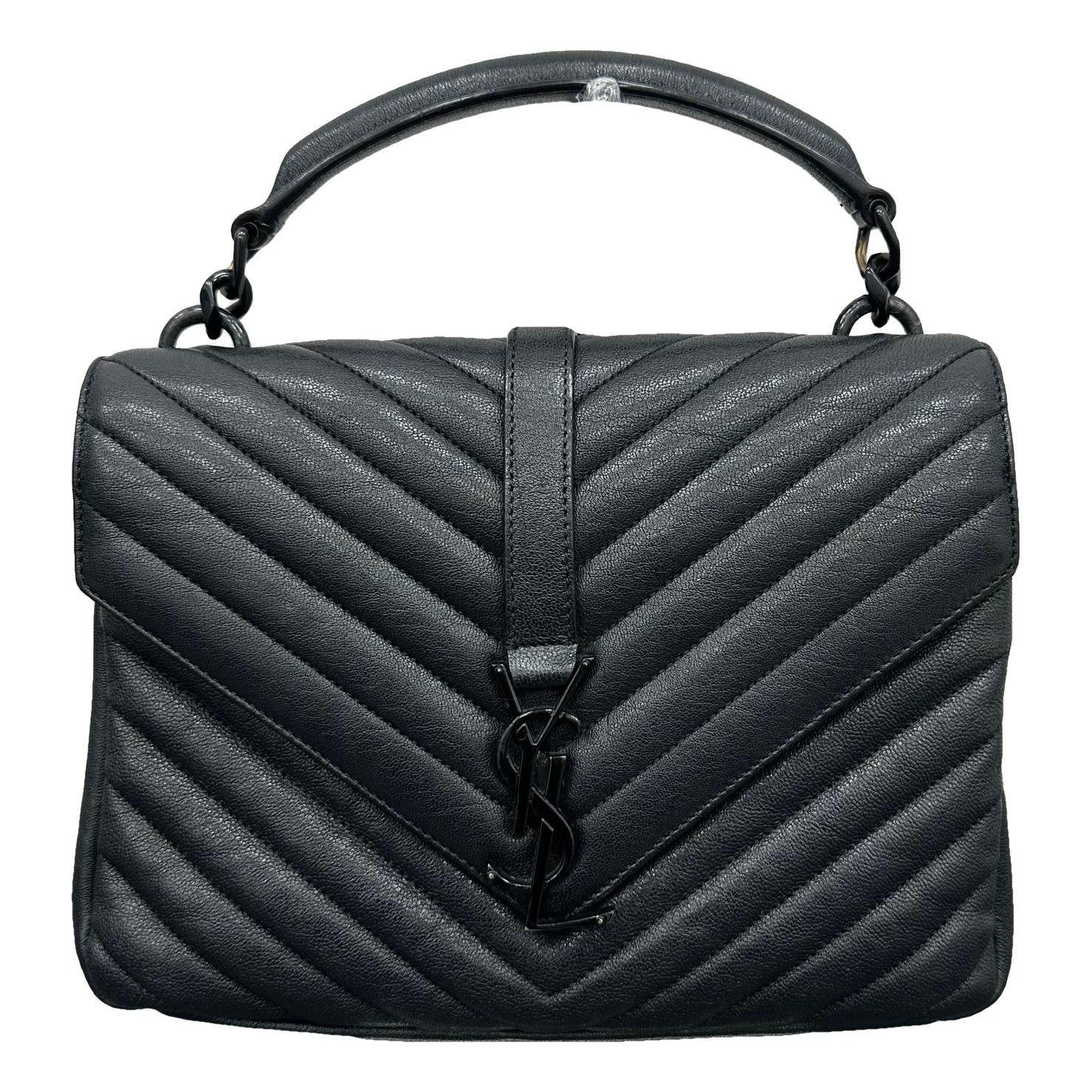Collége monogramme leather handbag