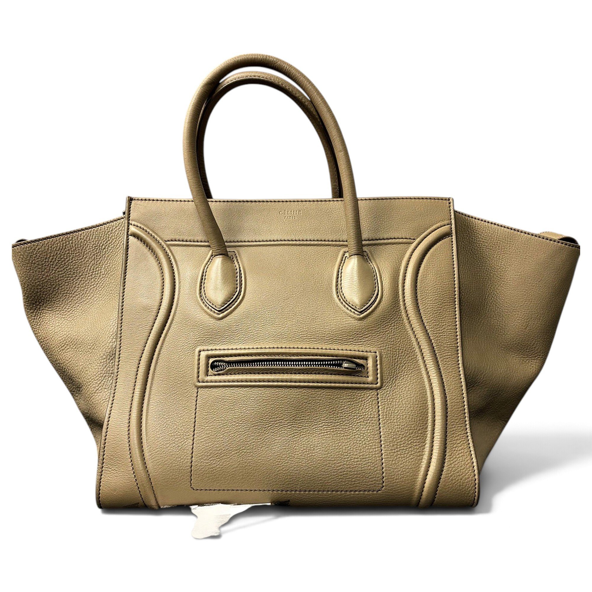 Celine Luggage Phantom leather handbag