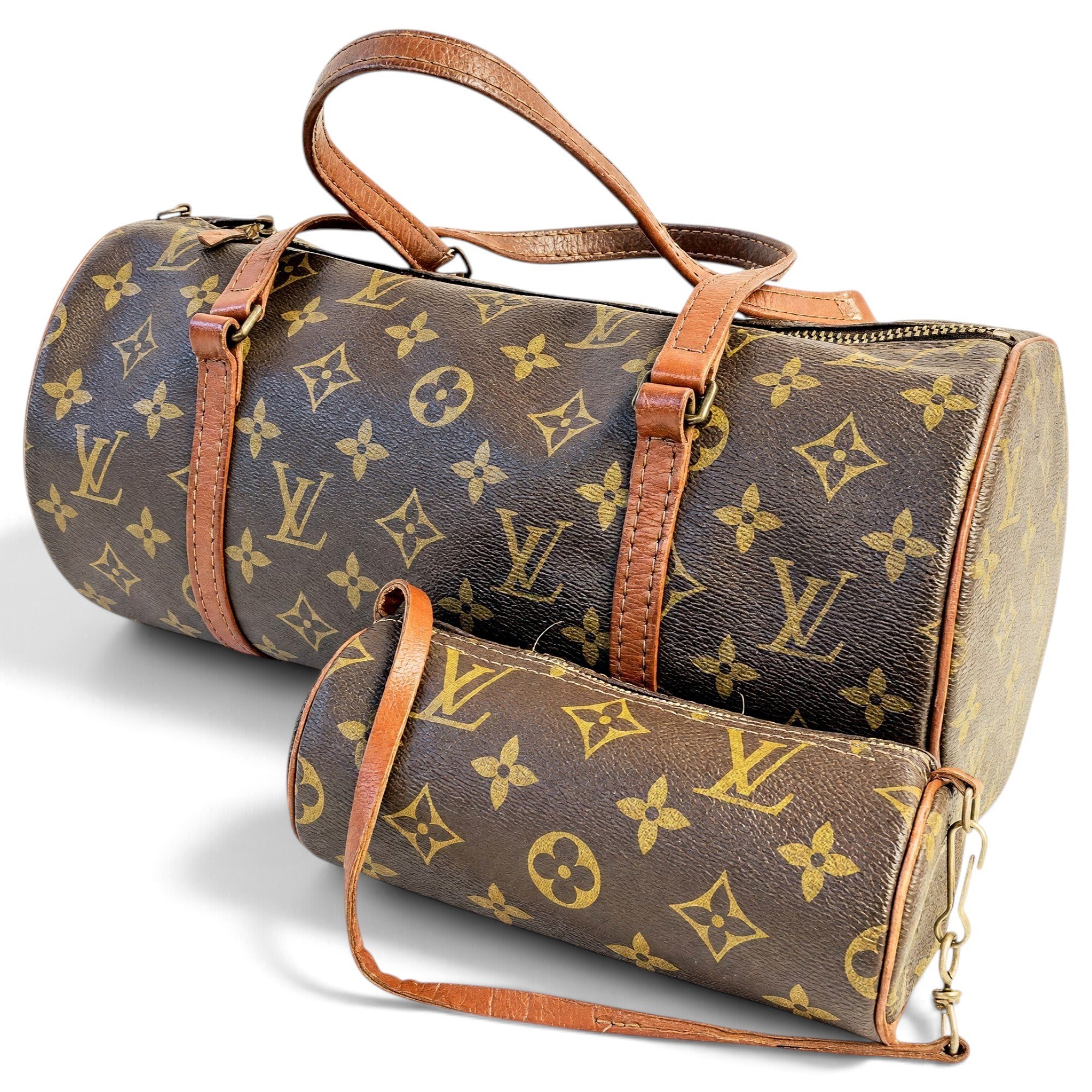 Papillon leather handbag