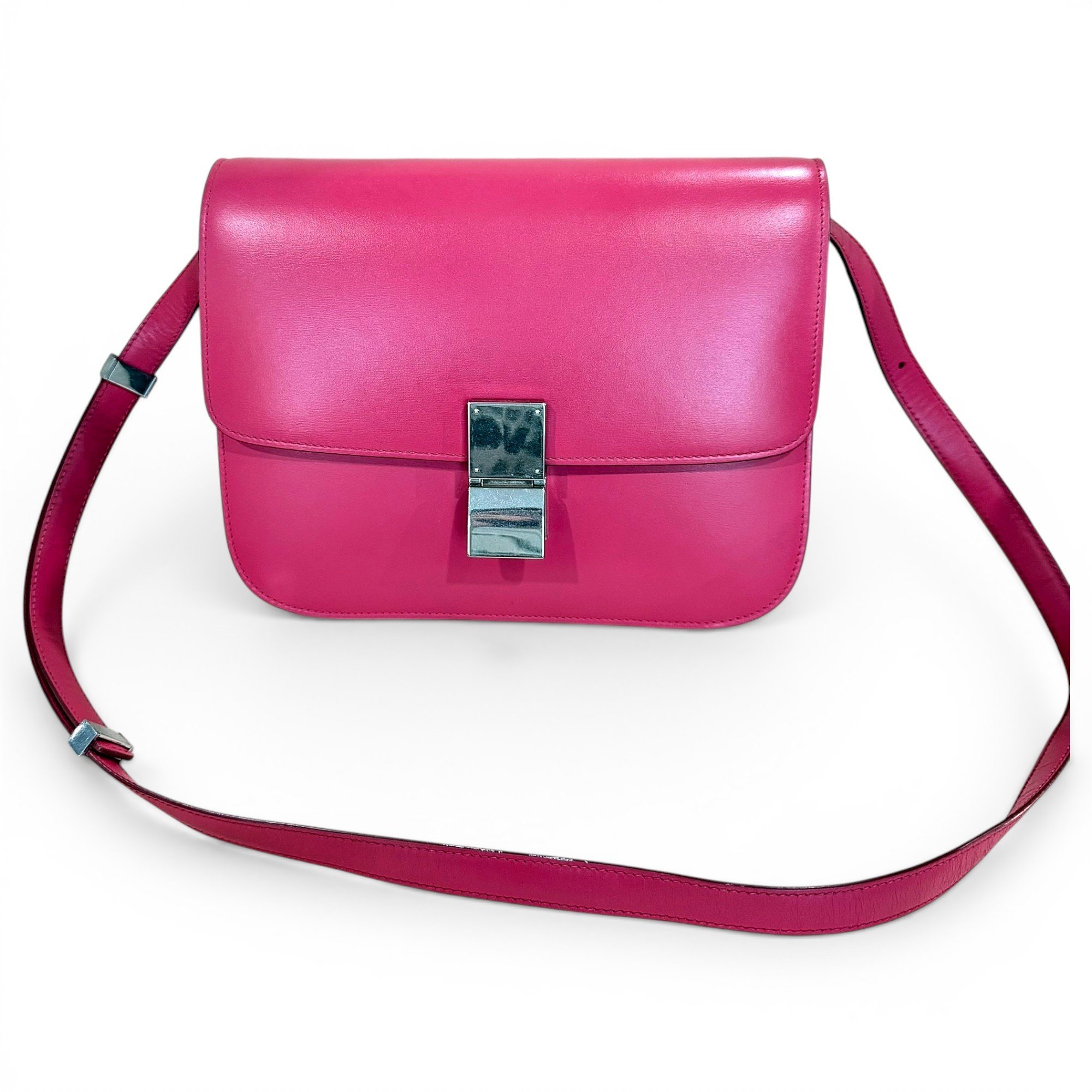 Classic leather crossbody bag