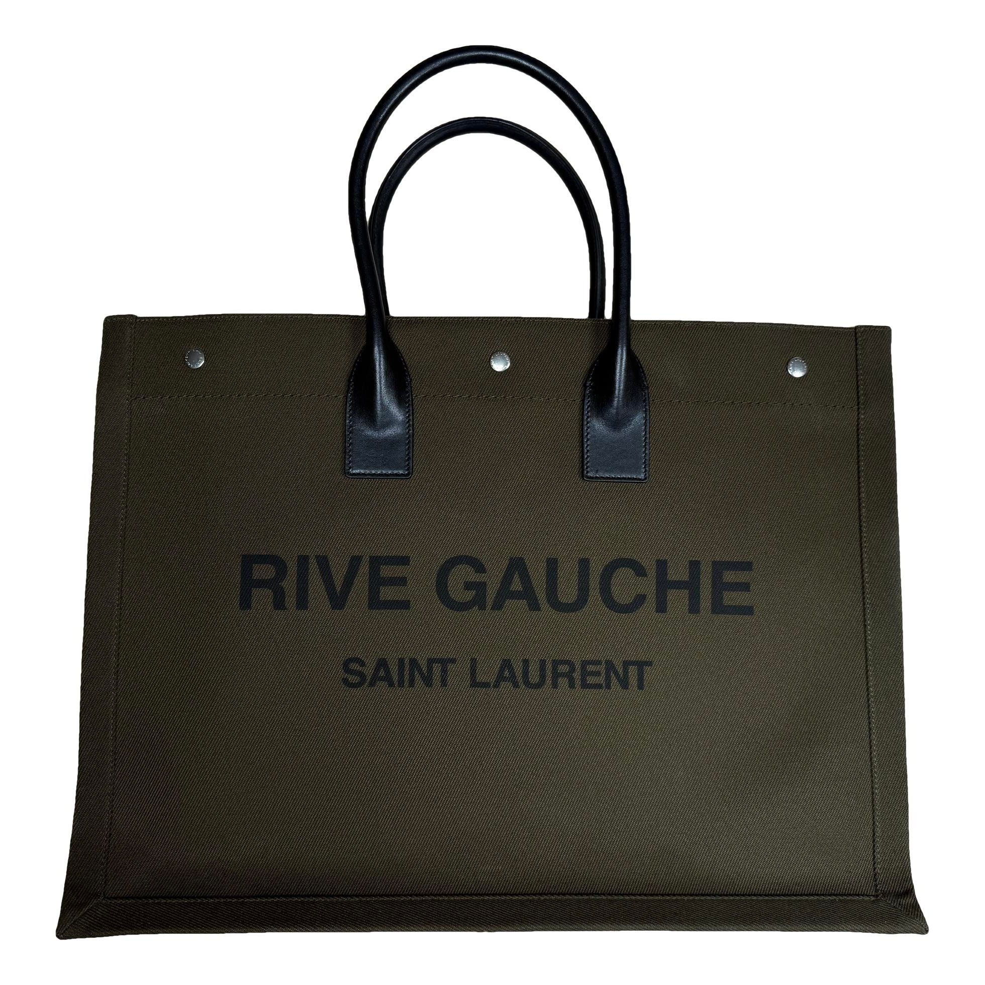 Rive Gauche cloth handbag