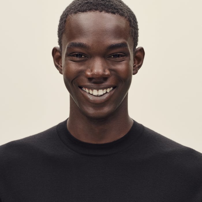 Noir "Detail H" Crewneck Sweater
