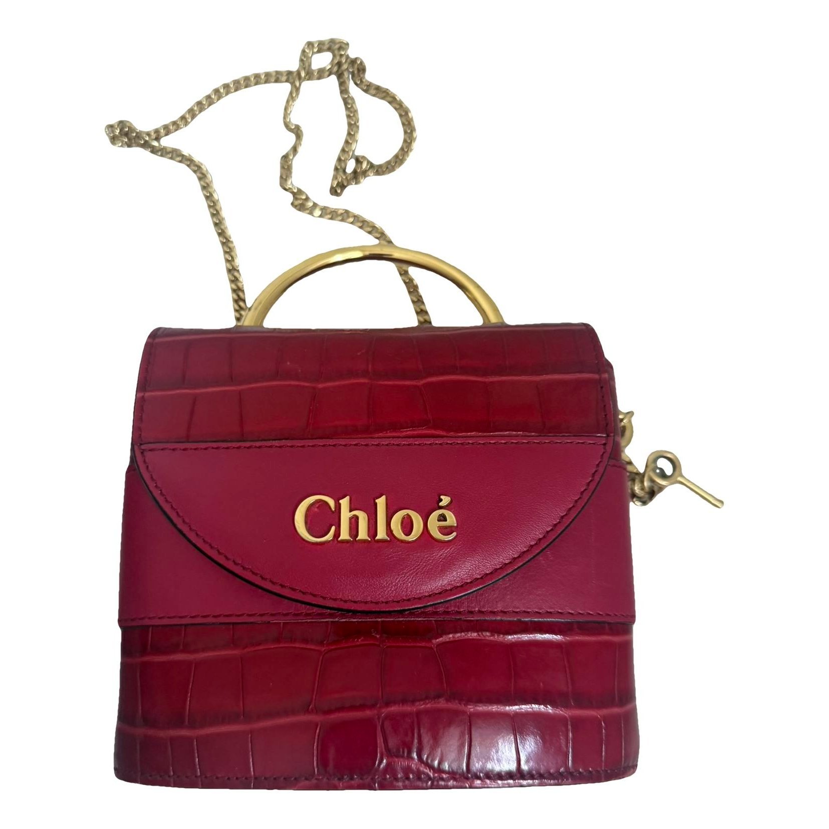 Aby Lock leather crossbody bag