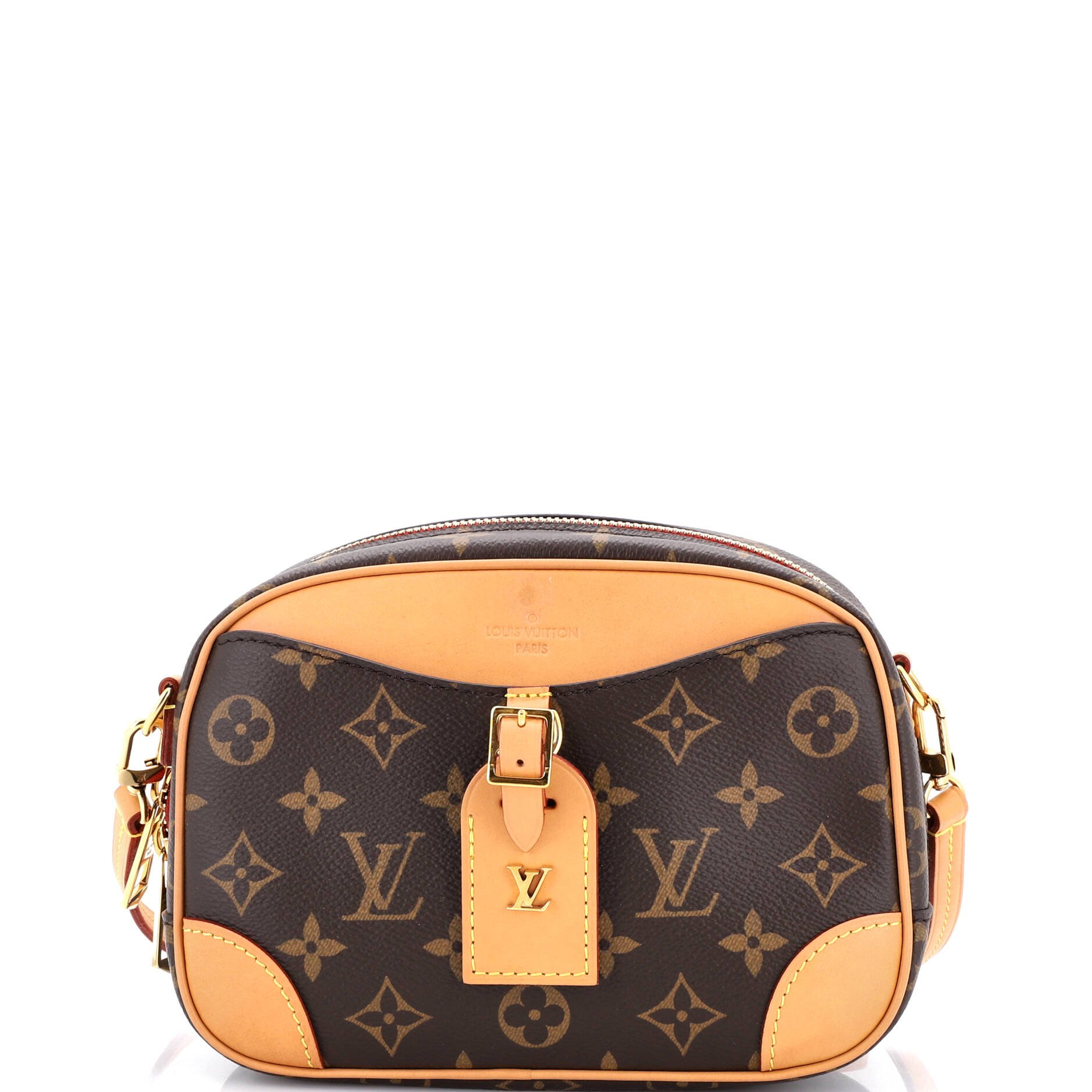 Louis Vuitton Deauville Handbag Monogram Canvas Mini