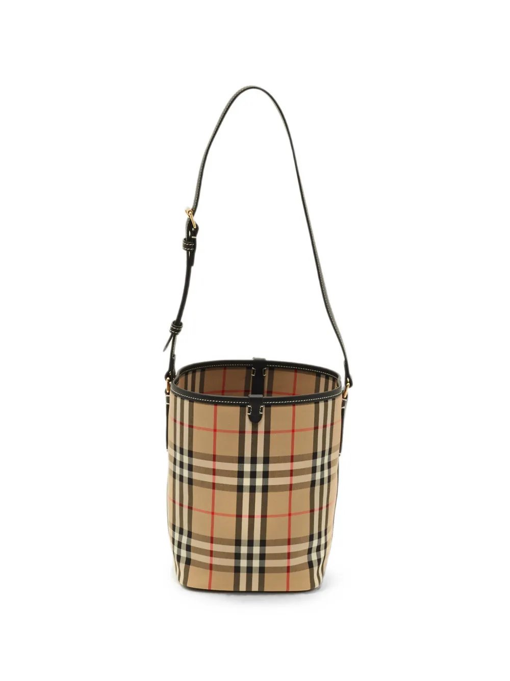 Ashby check-pattern bucket bag