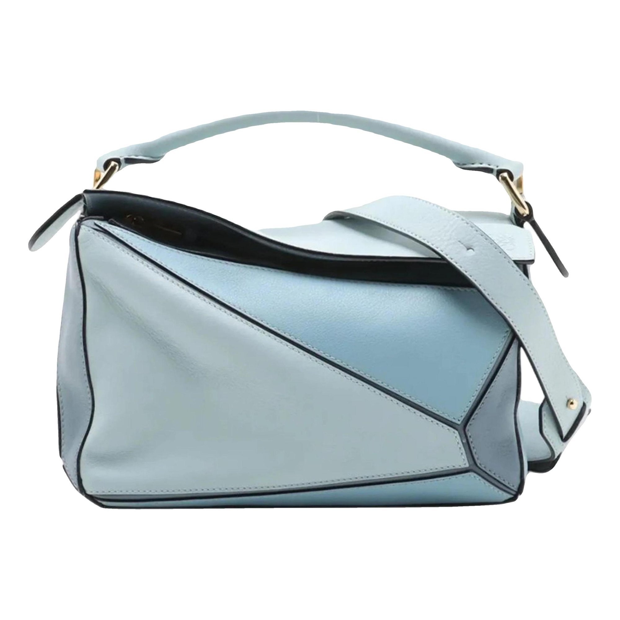 Puzzle leather bag