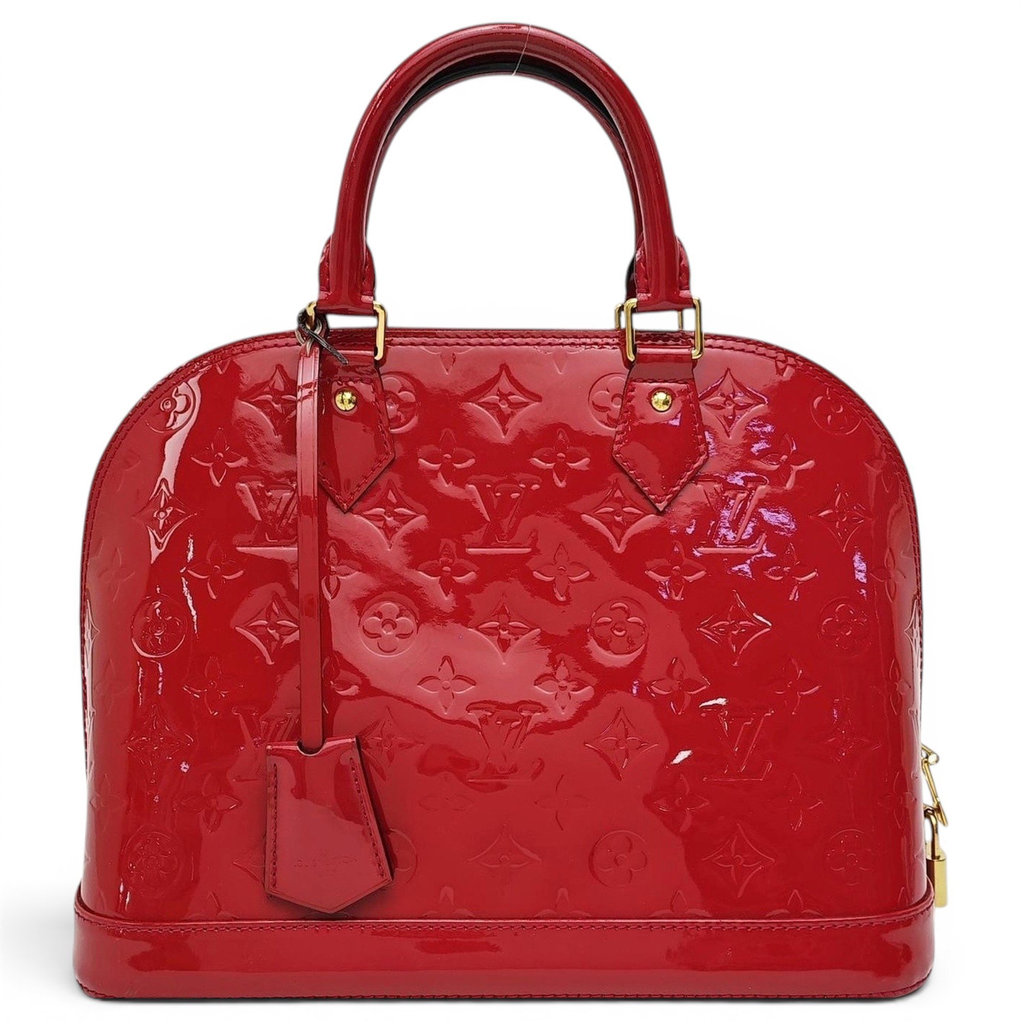 Alma patent leather handbag