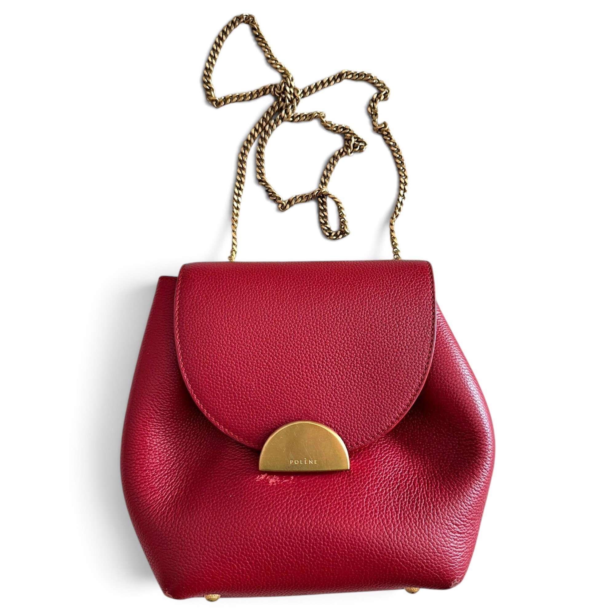 Numéro un mini leather crossbody bag