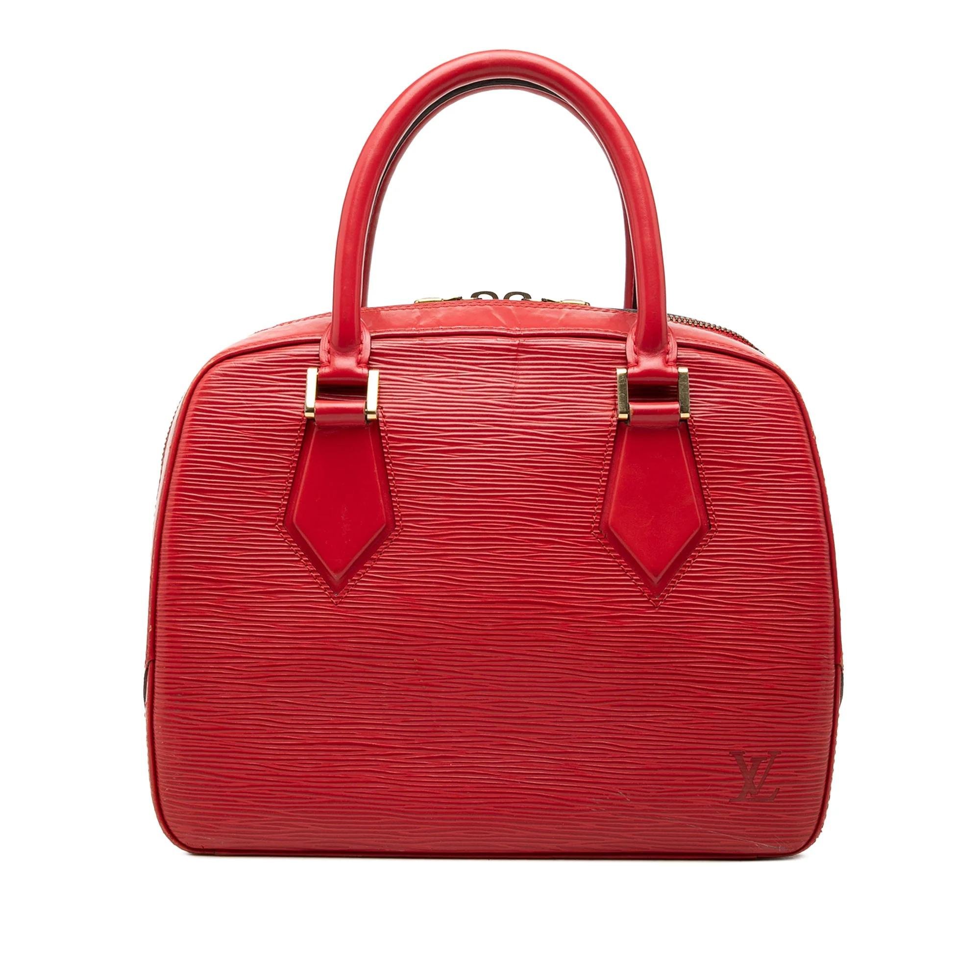 Sablon leather handbag