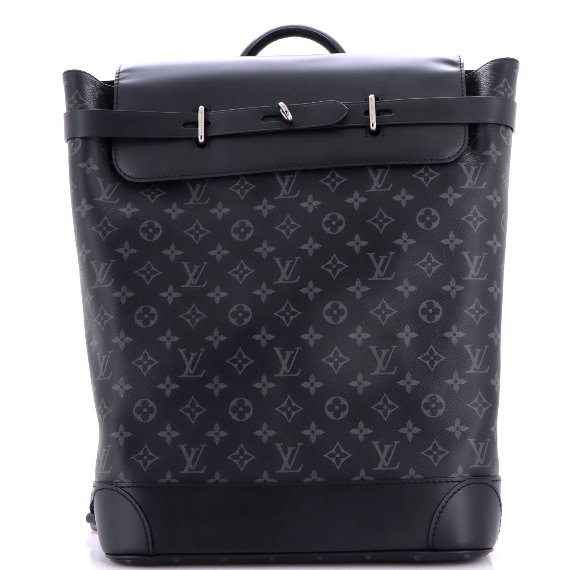 Steamer Backpack Monogram Eclipse Canvas
