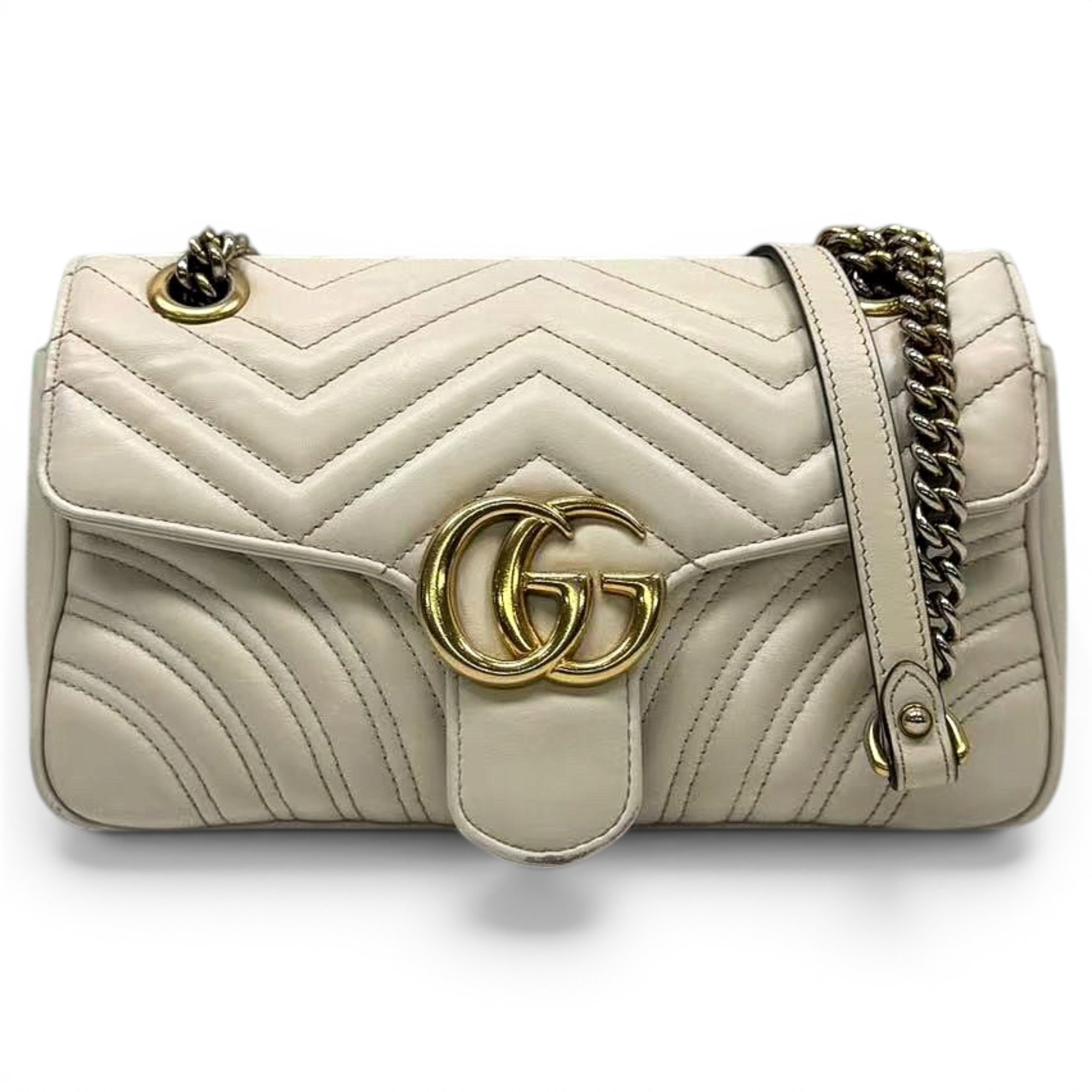GG Marmont Flap leather handbag