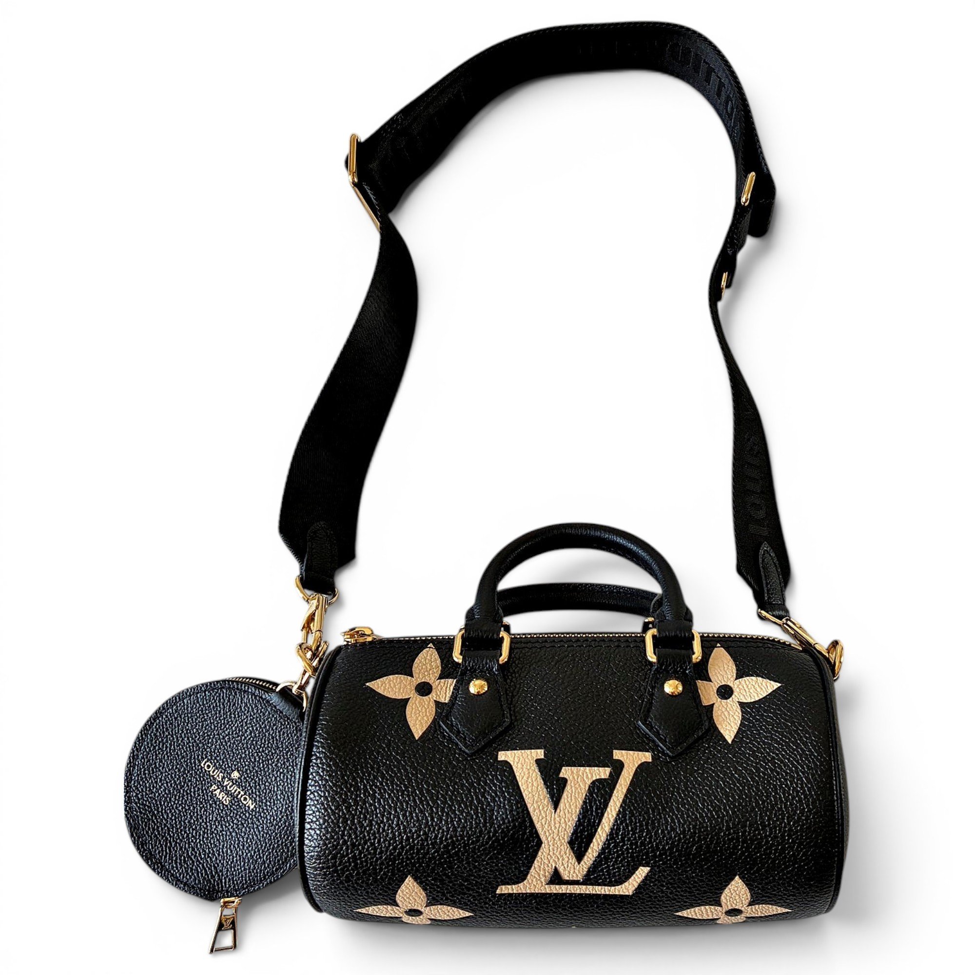 Papillon BB leather crossbody bag