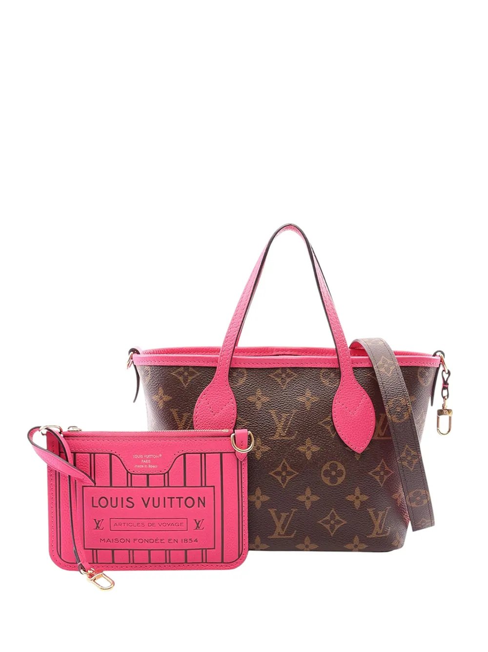 2021-2026 Monogram Reversible Neverfull Bandouliere Inside Out BB satchel