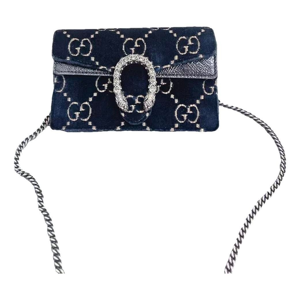 Dionysus Super Mini velvet handbag