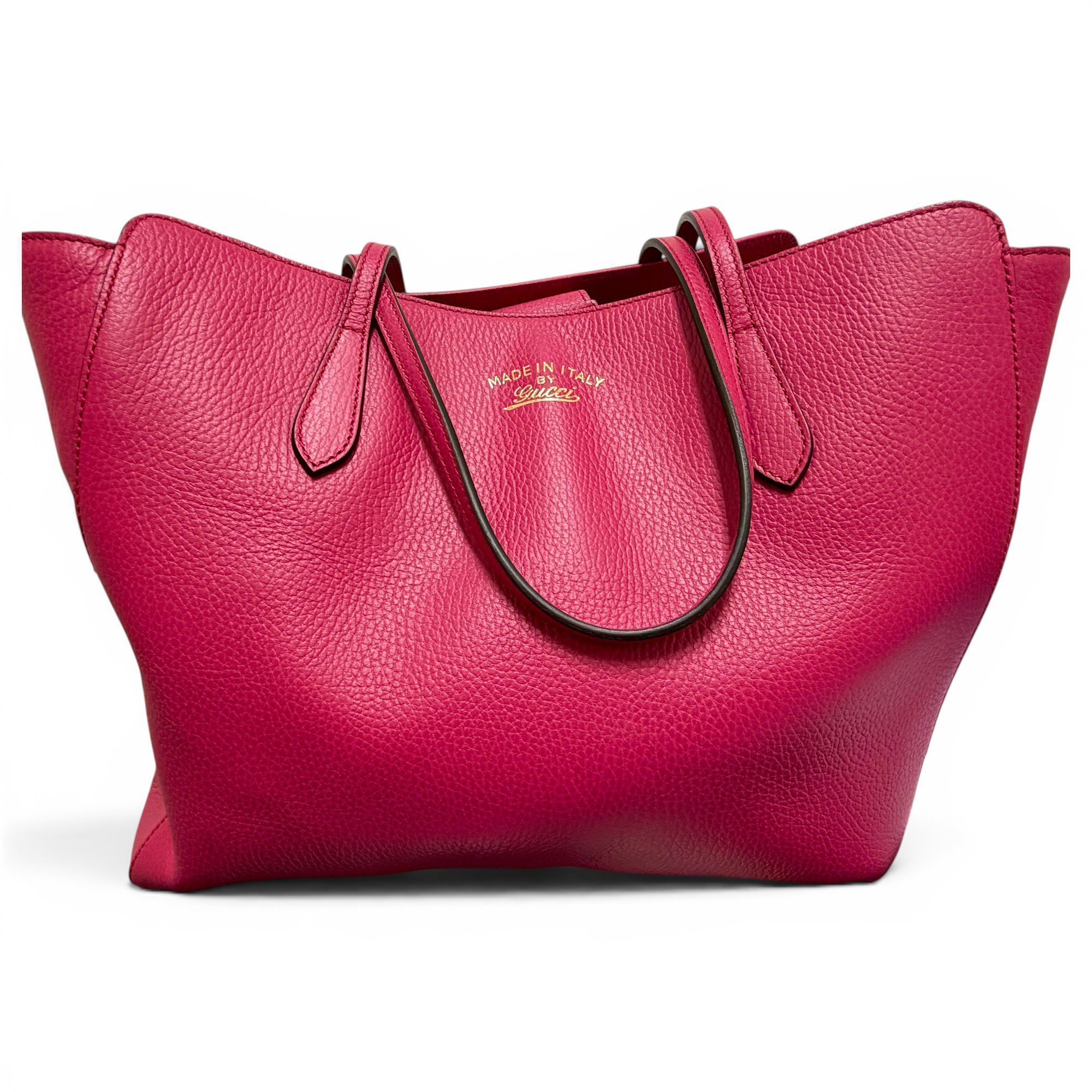 Swing leather tote