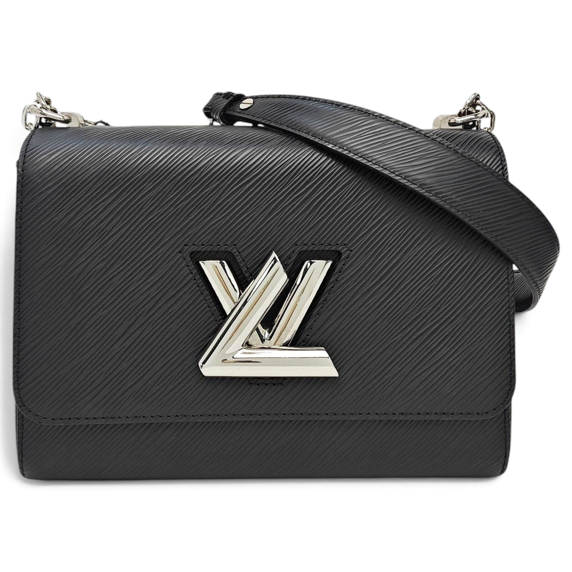 Twist leather handbag