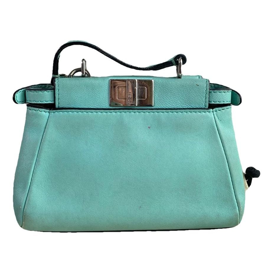 Peekaboo leather handbag