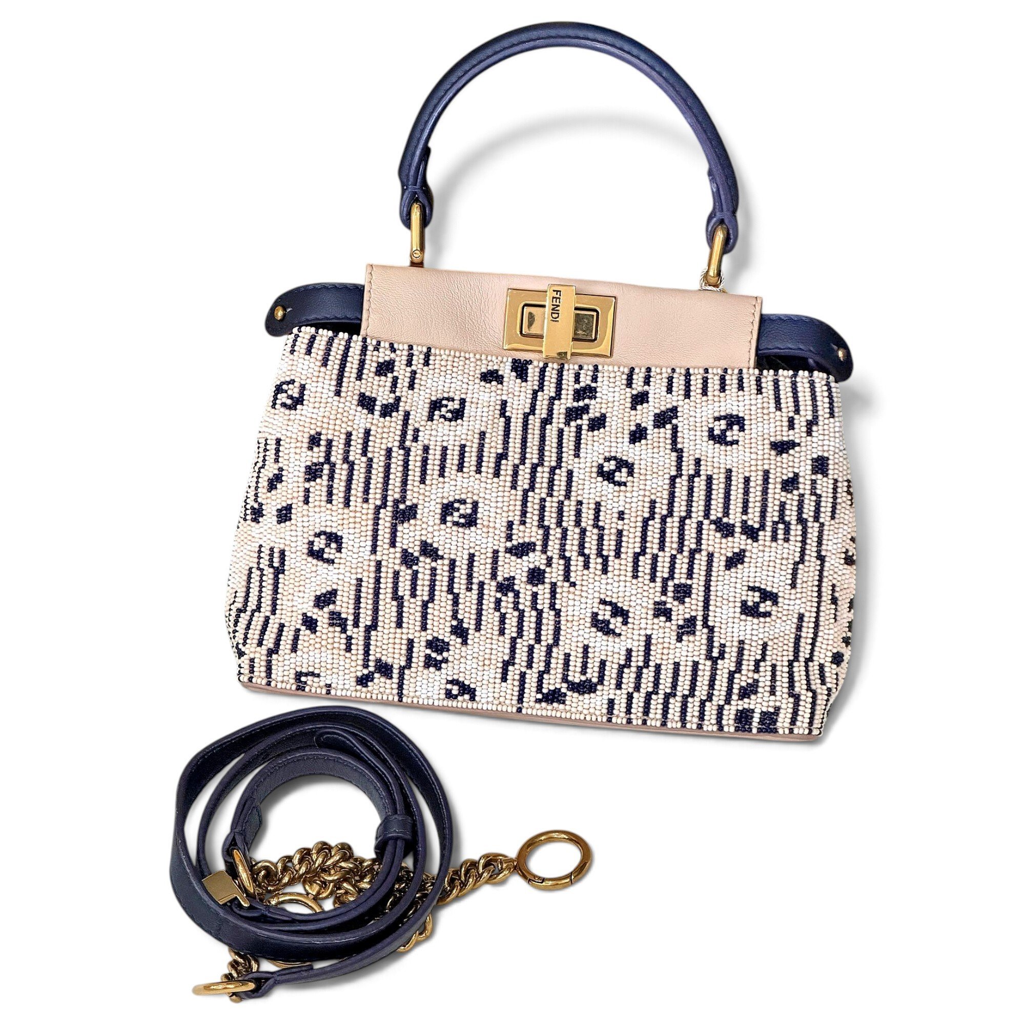 Fendi Peekaboo mini pocket handbag