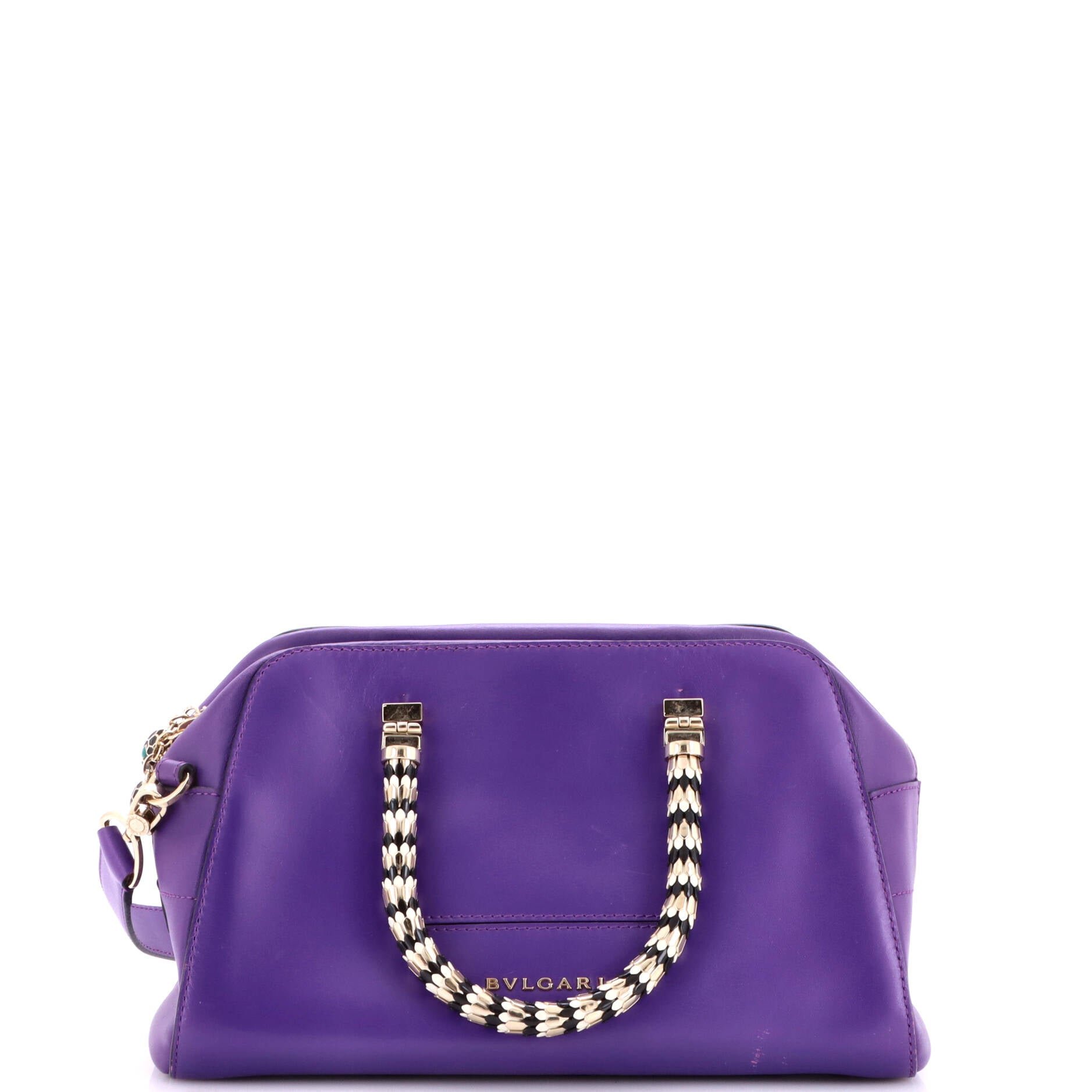 Bvlgari Serpenti Boston Bag Leather Medium