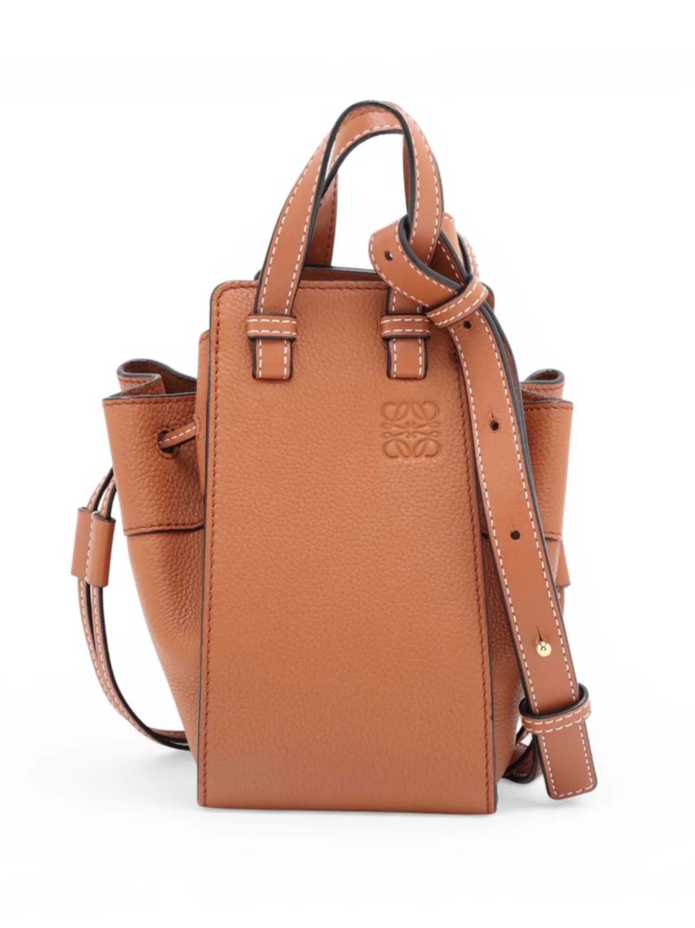 2010-2026 Mini Grained Calfskin Drawstring Hammock Bag satchel