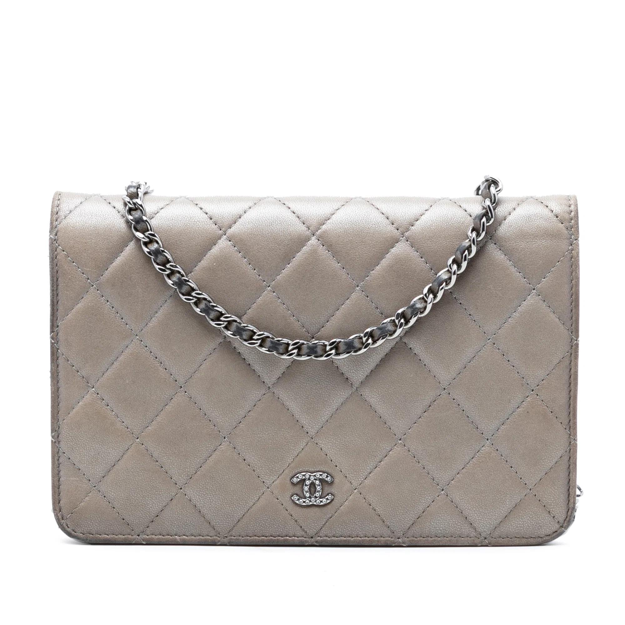 Wallet On Chain Timeless/Classique pony-style calfskin handbag