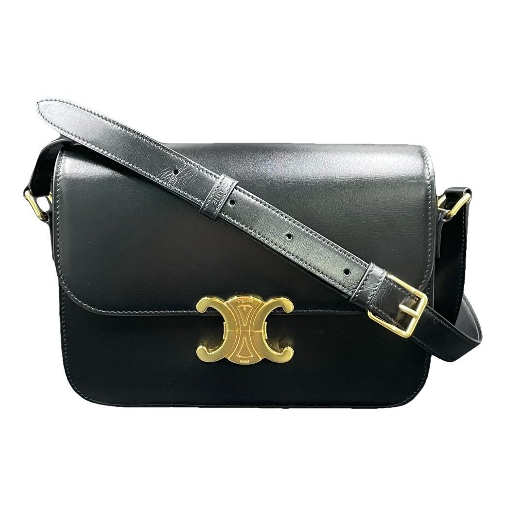 Triomphe leather handbag