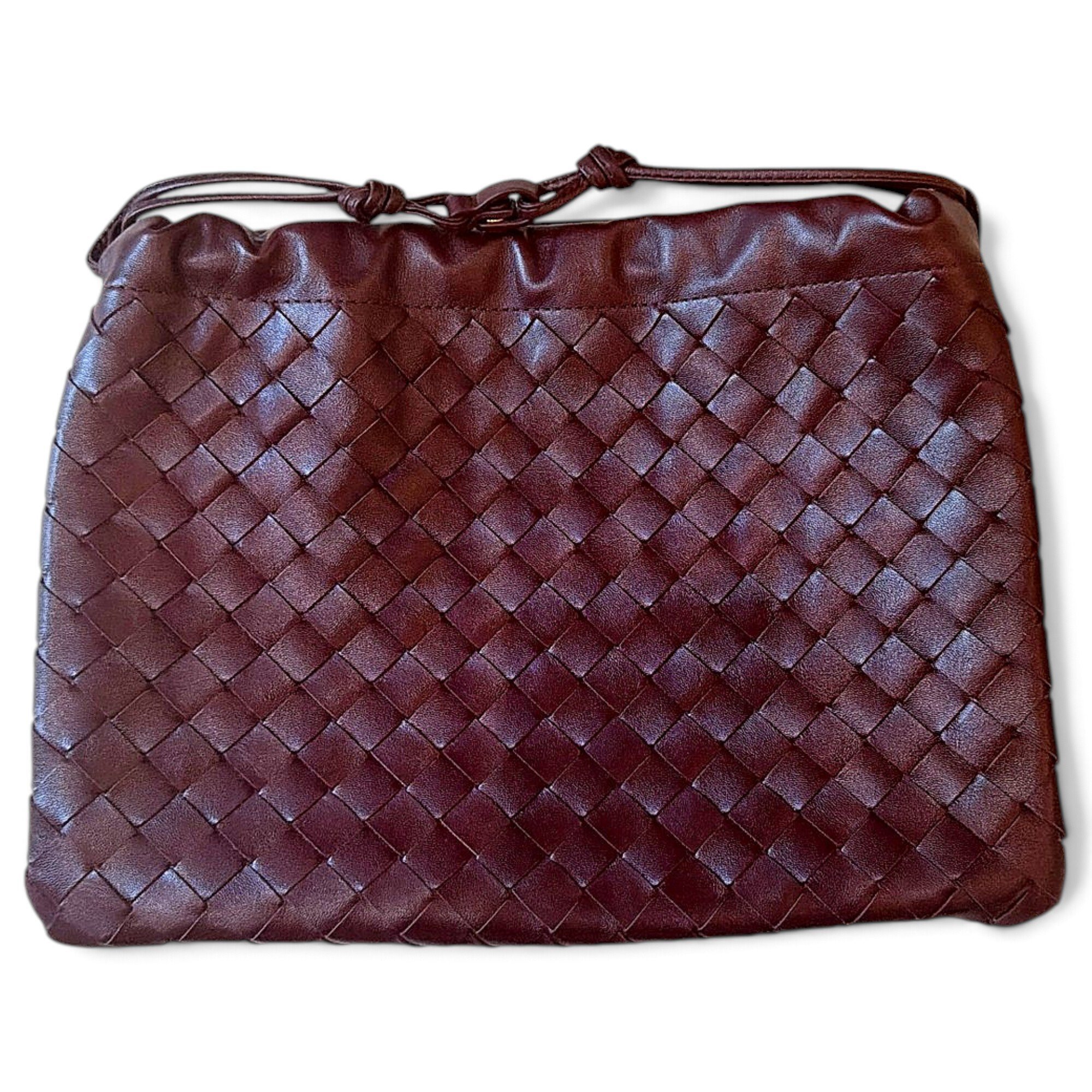 Dustbag leather handbag