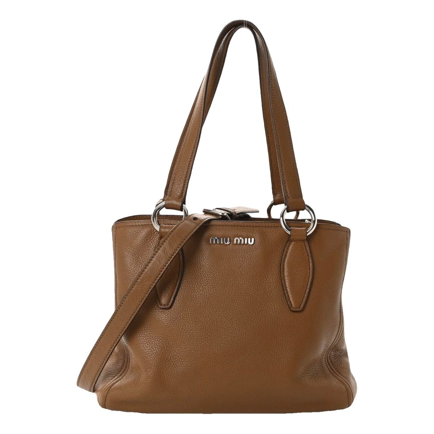 Miu Miu Vitello leather handbag