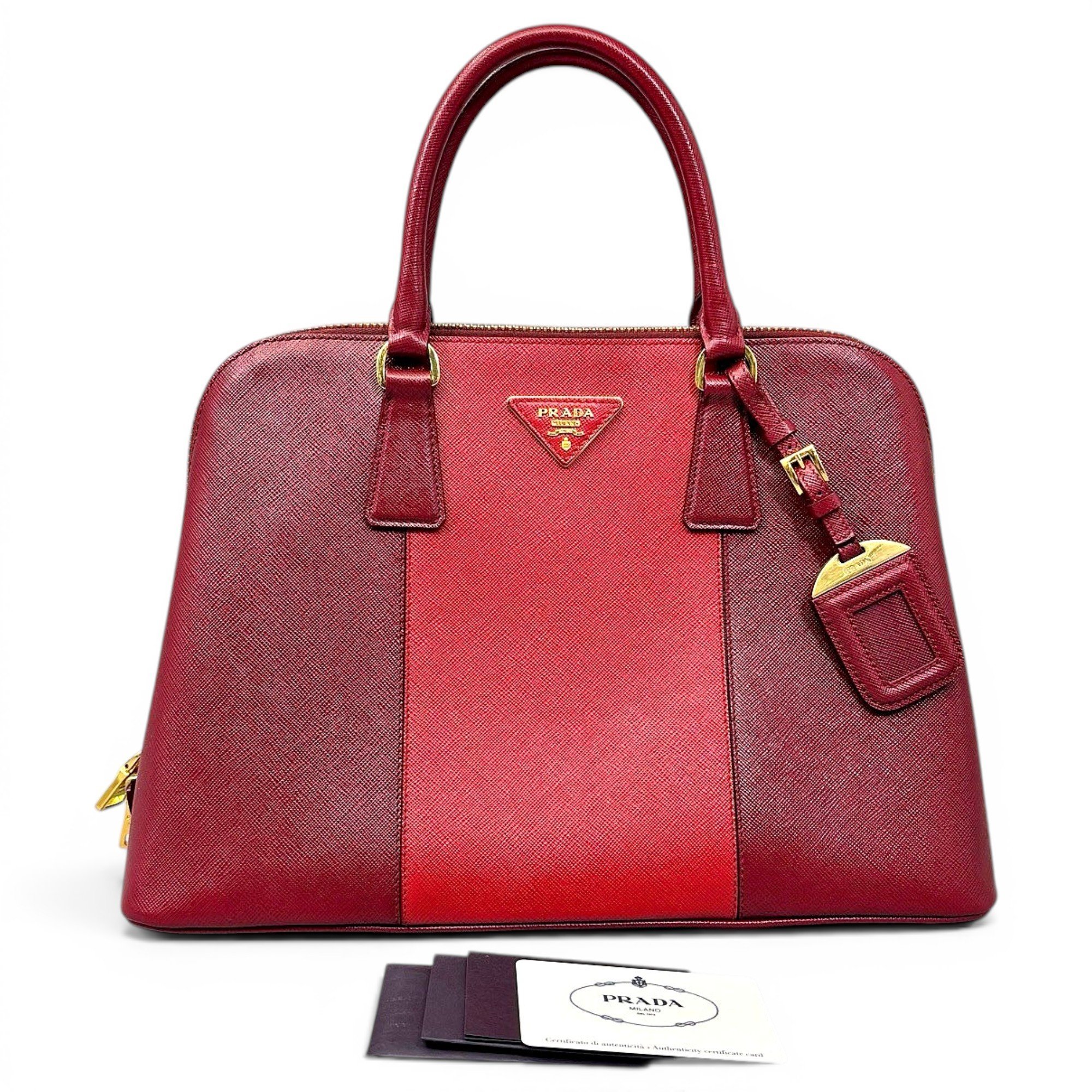 Promenade leather handbag