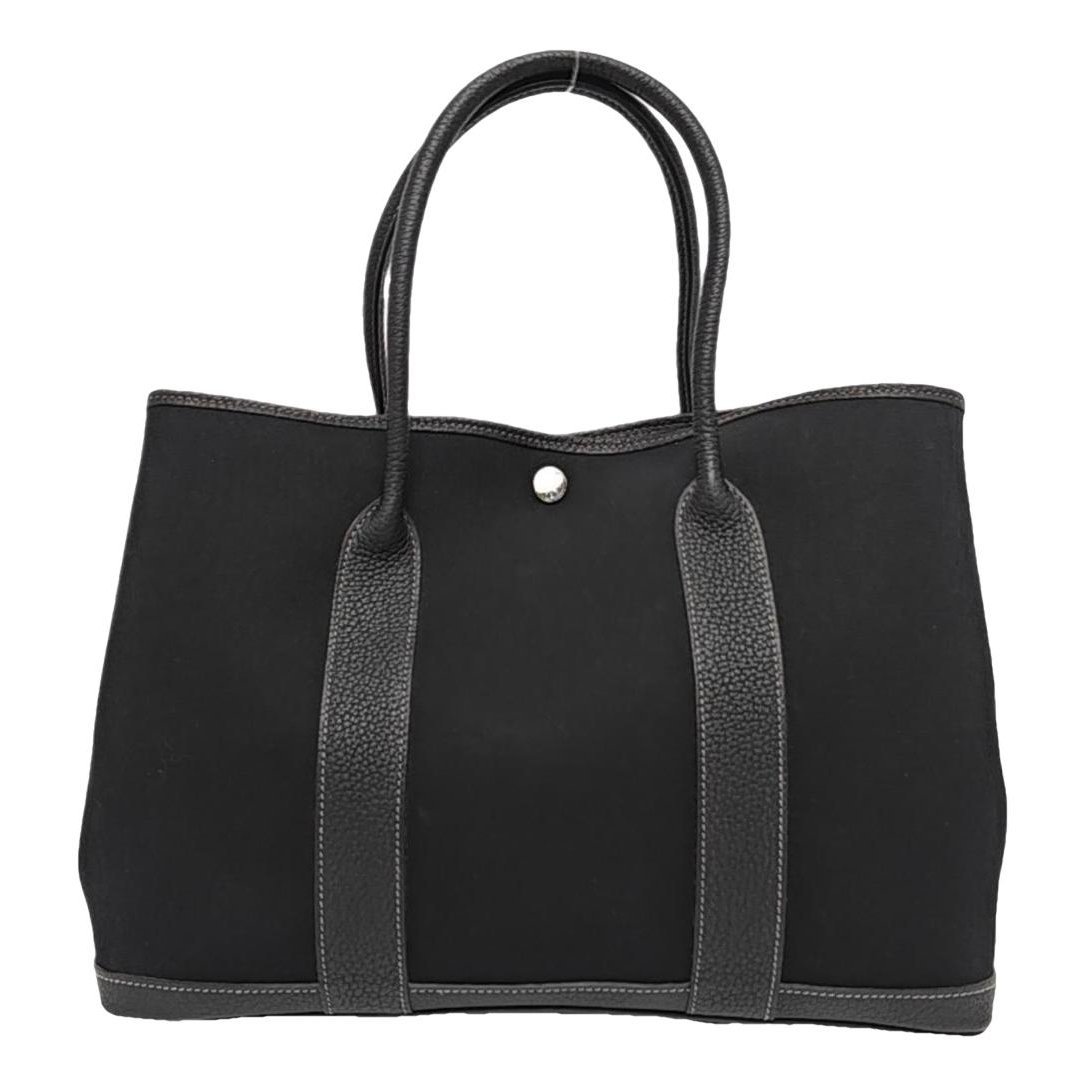 Hermes Garden Party 36 Handbag Black