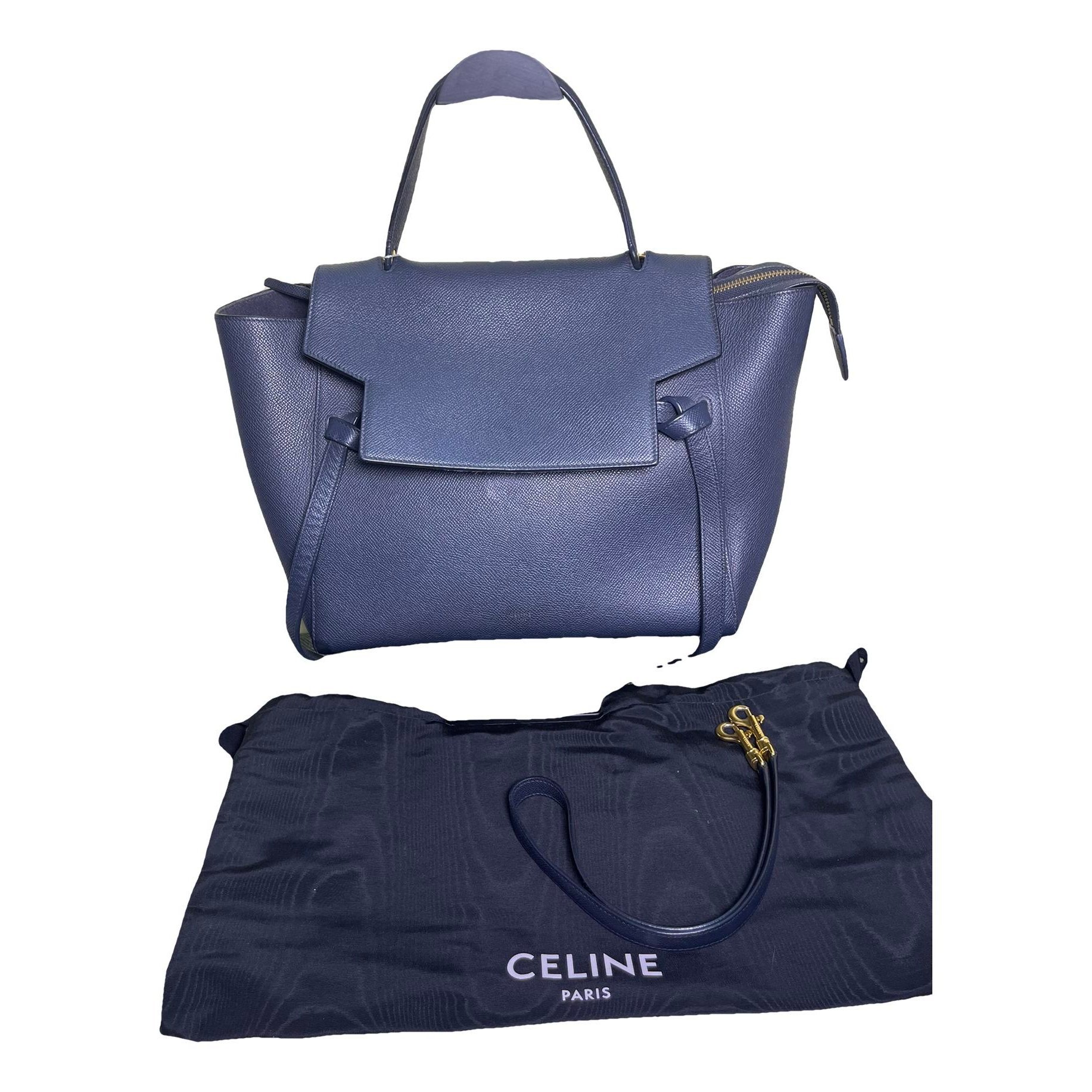 Belt leather handbag
