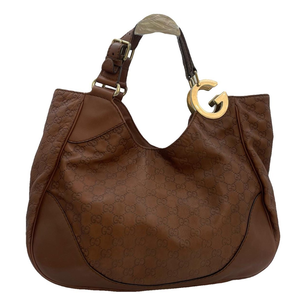 Hobo leather handbag