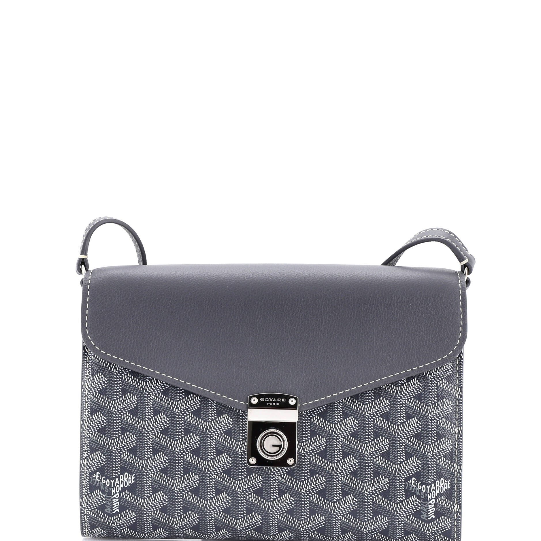 Goyard Chypre Wallet on Strap Coated Canvas with Leather