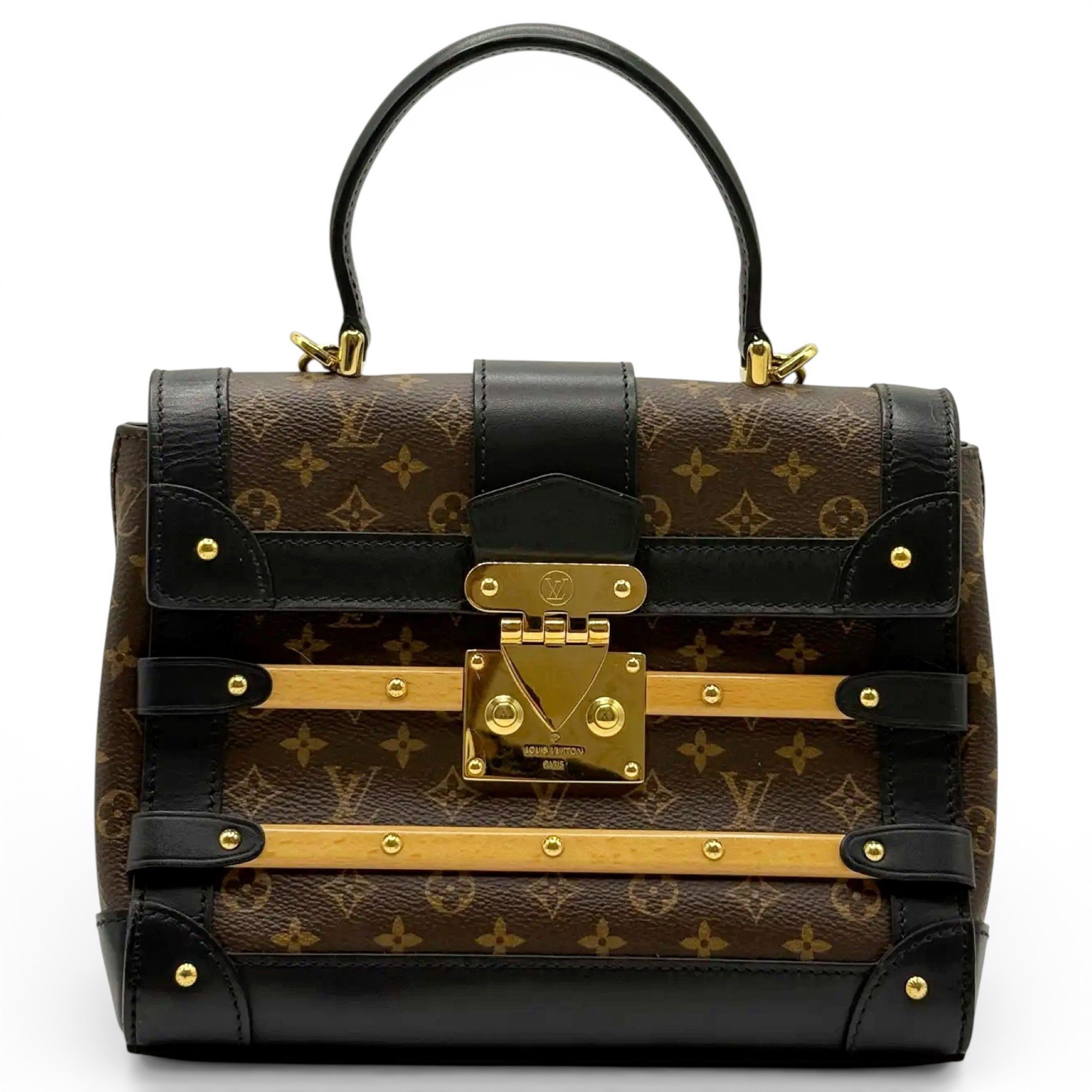 Louis Vuitton Petite Malle vinyl handbag